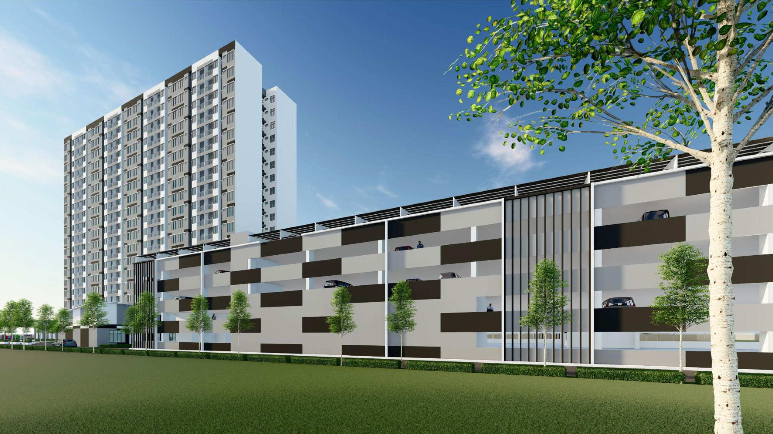 selayang-mutiara-residensi-carpark-podium-side-view