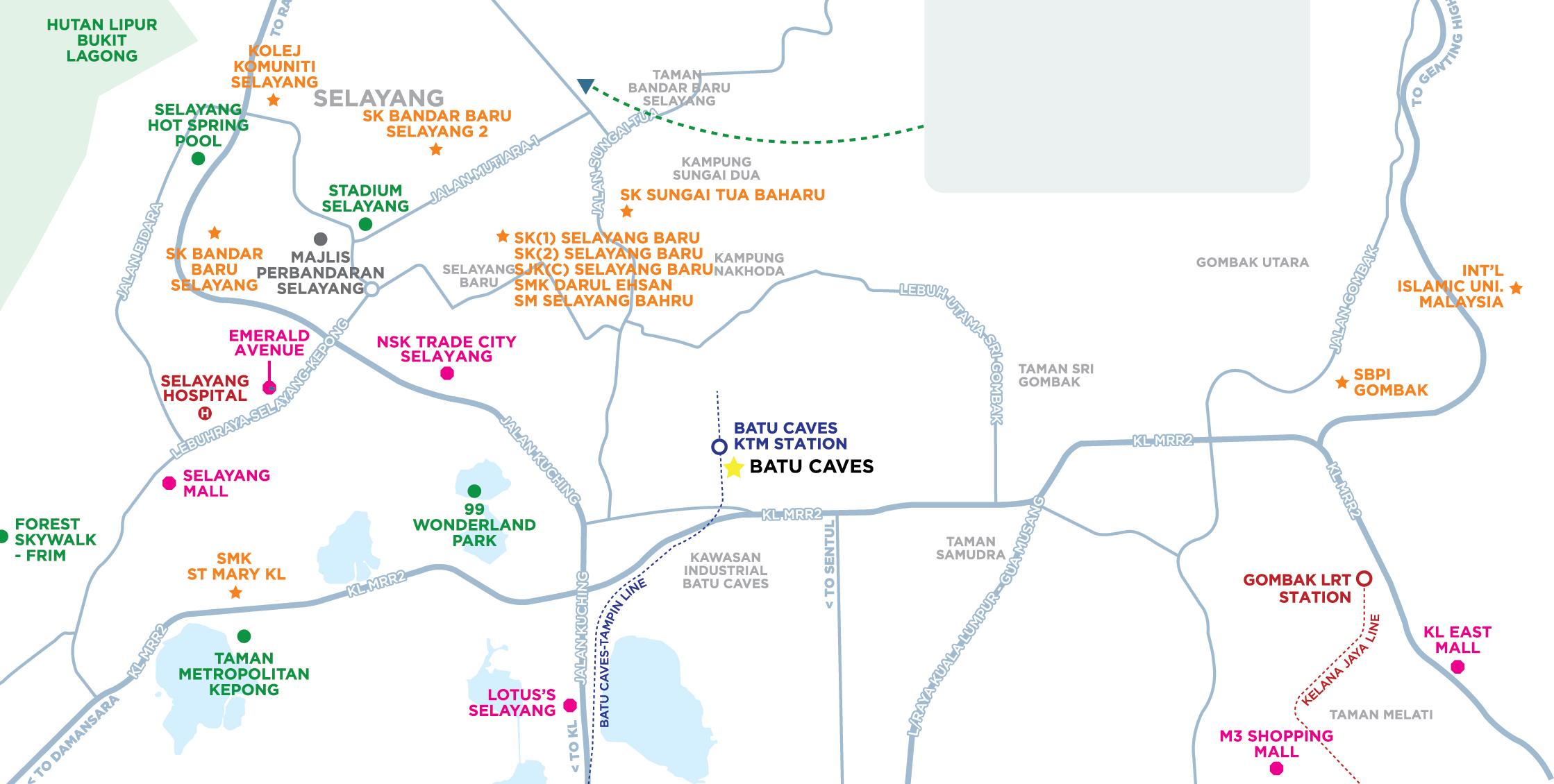 selayang-mutiara-residensi-location-map-batu-caves-selayang