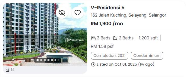 selayang-rental-comparison-v-residensi-5-rm1900